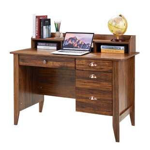 Hambrook 472 W 366h Computer Writing Desk With Hutch And Drawers Studyroom Desk Office Desk 